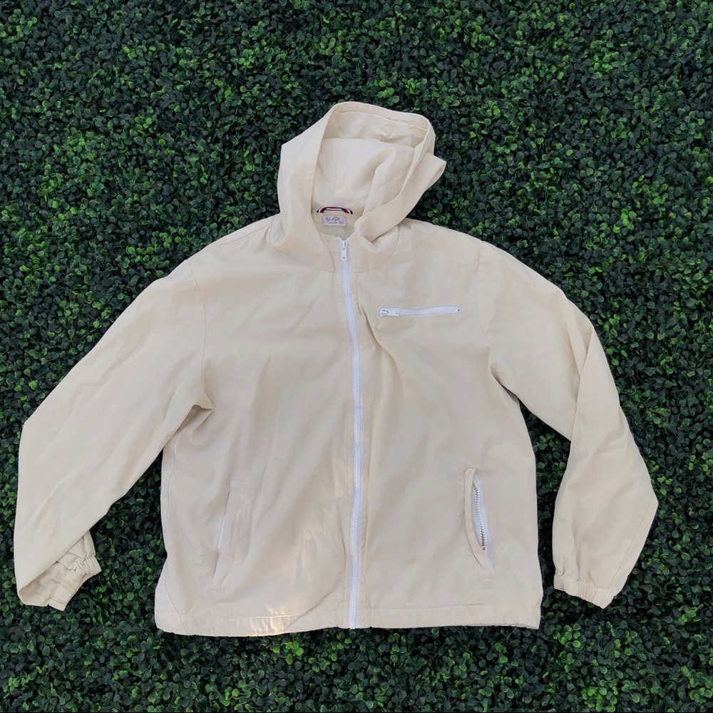 Yellow zip up brandy Melville sweater